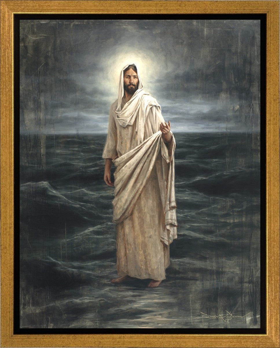 Come Be Not Afraid Gallery Wrap Canvas - Inspirational Wall Art Decor for Home, Office & Church - Perfect for Living Room, Bedroom & Spiritual Spaces