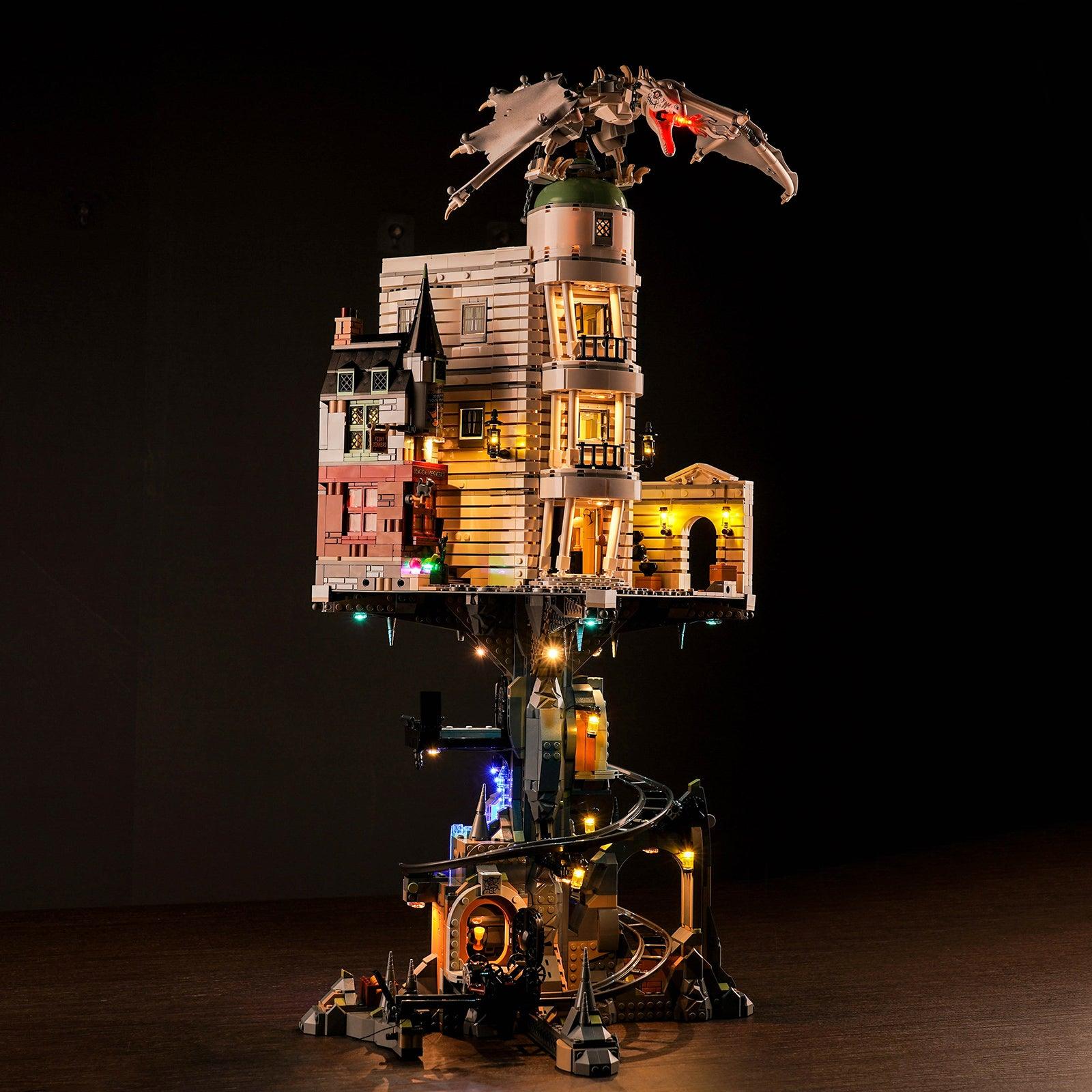 Harry Potter LEGO Gringotts Wizarding Bank Collector's Edition 76417 Building Kit with LED Lights - Complete Lighting Set for Display & Nighttime Play - Perfect for Harry Potter Fans & LEGO Collectors