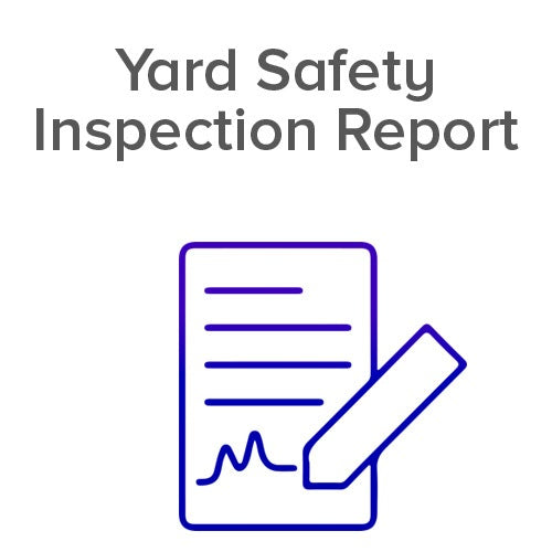 Yard Safety Inspection Report - Professional Checklist for Outdoor Safety Audits | Perfect for Construction Sites, Landscaping & Property Maintenance