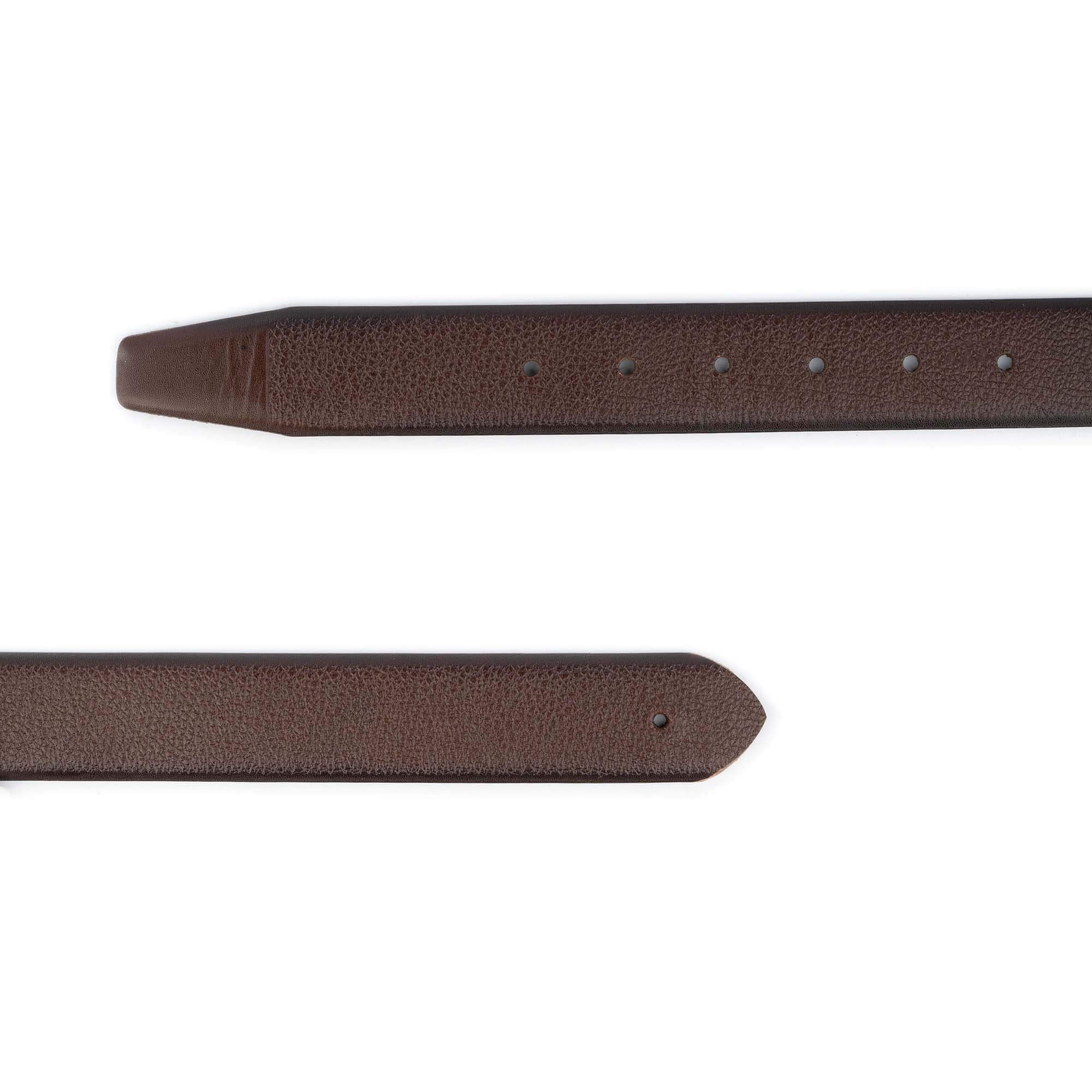 Premium Dark Brown Pebble Leather Belts for Montblanc Buckles - Handcrafted Genuine Leather Dress Belts for Men | Perfect for Business, Formal & Special Occasions