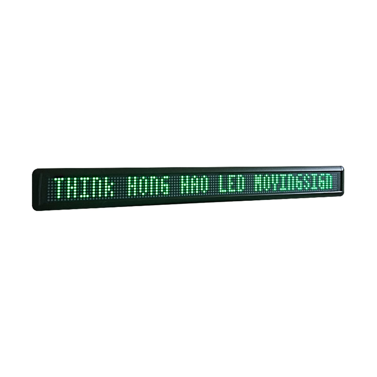 Remote Control LED Scrolling Text Board with Stopwatch, Alarms & Countdown Timer - Indoor Gym Timer with Temperature Display (Yellow, 7.62