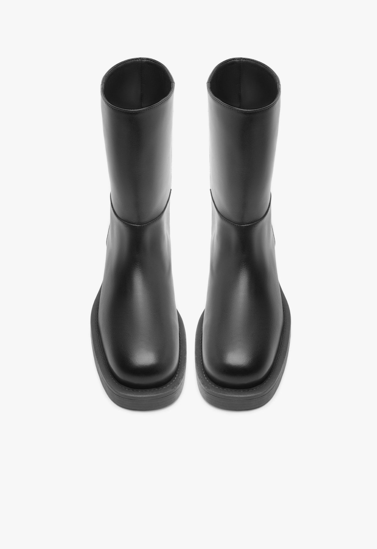 Jamie Atanado Leather Boots for Women - Low Heel Height (F24, S2195600130001) | Stylish & Comfortable for Casual Wear, Office & Night Out