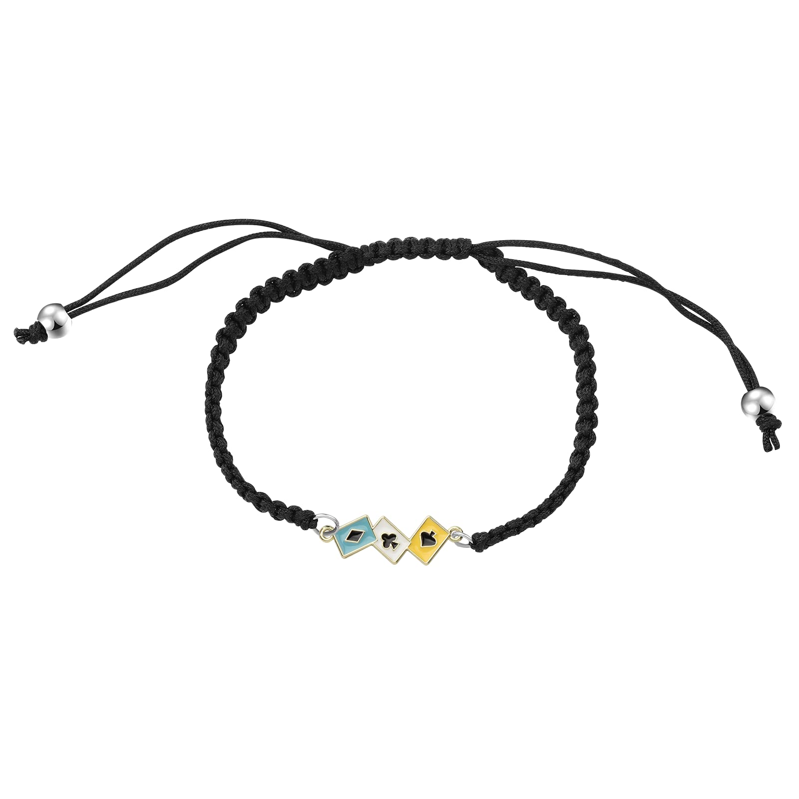 SEIRAA Lucky Casino Bracelet - Stylish Poker Accessory for Gamblers & Card Players | Perfect Gift for Casino Enthusiasts | Ideal for Poker Nights & Casino Parties
