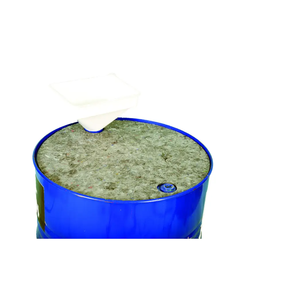 EVO Recycled® Absorbents - Eco-Friendly Drum Top Pads for Oil & Chemical Spills | Industrial & Workshop Use