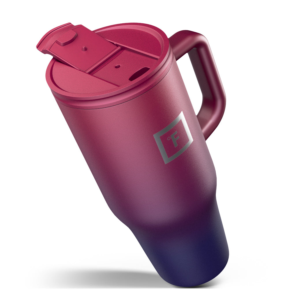 32 Oz Co Pilot Tumbler with Lid and Straw - Insulated Stainless Steel Travel Mug for Hot & Cold Drinks - Perfect for Commuting, Camping, and Office Use
