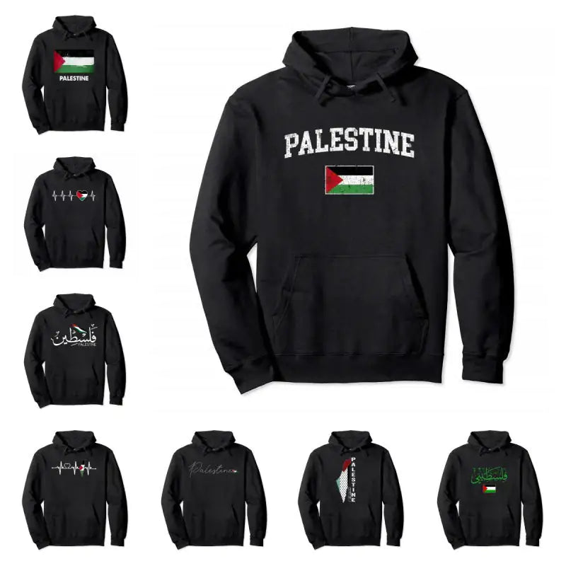 Palestine Design Hoodie - Comfortable Unisex Pullover for Men & Women | Perfect for Casual Wear, Street Fashion & Cultural Pride