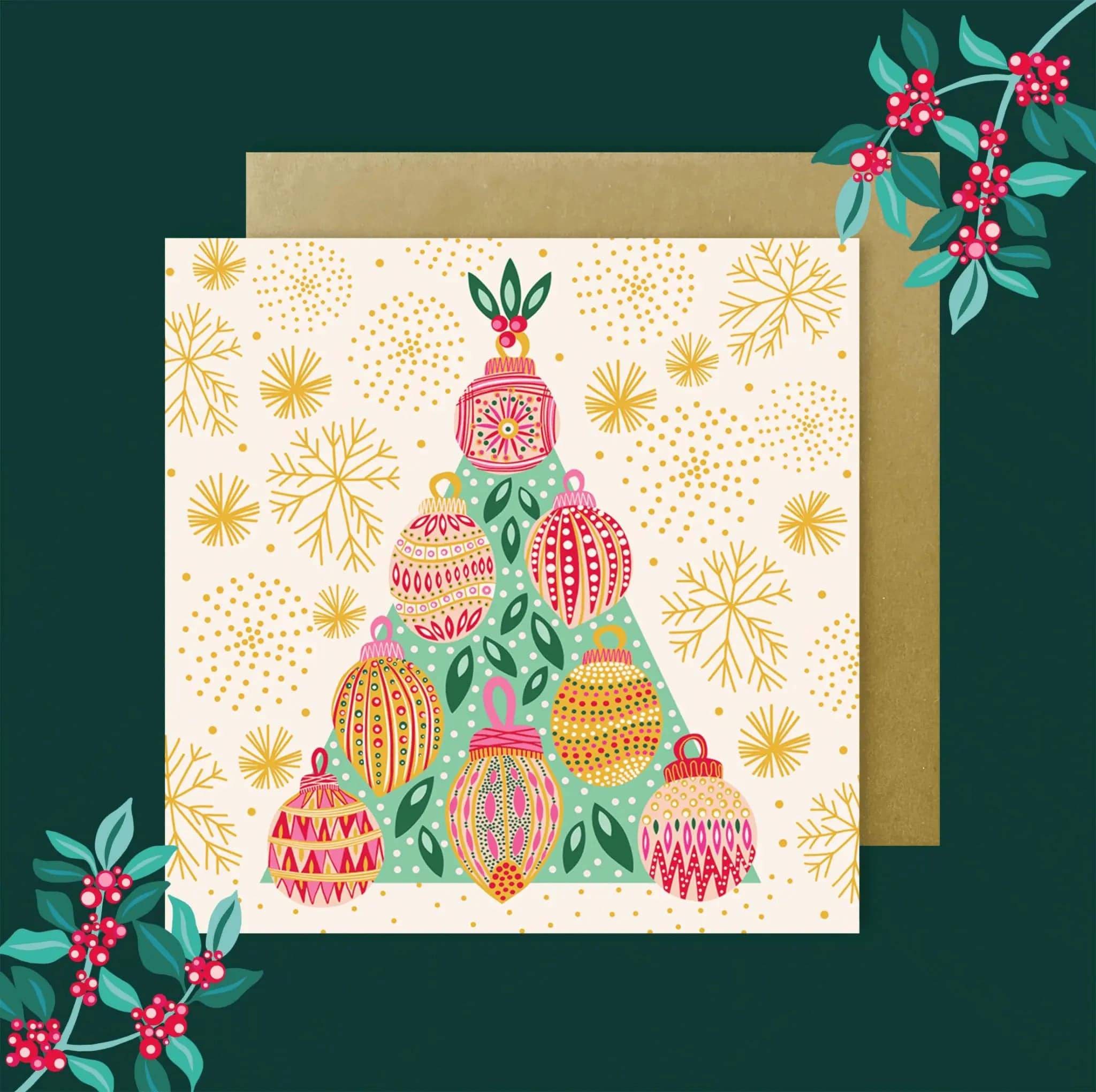 Christmas Cards Set - 50 Unique Holiday Greeting Cards for Family & Friends - Perfect for Xmas Gifts, Decorations & Party Invitations