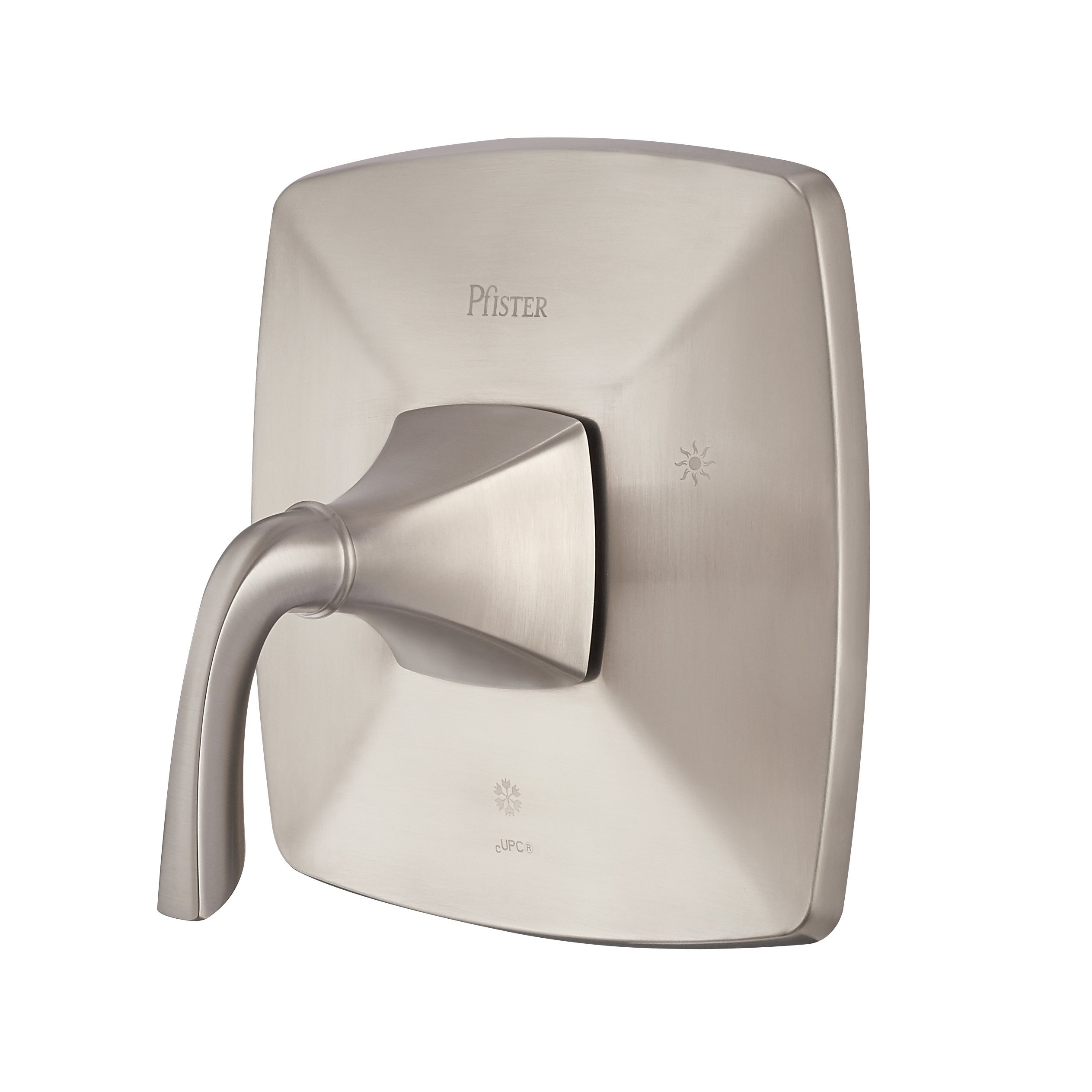 Pfister Bronson 1-Handle Tub & Shower Valve Trim Kit - Brushed Nickel Finish (Valve Not Included) R891BSK - Perfect for Bathroom Renovations & Modern Home Upgrades