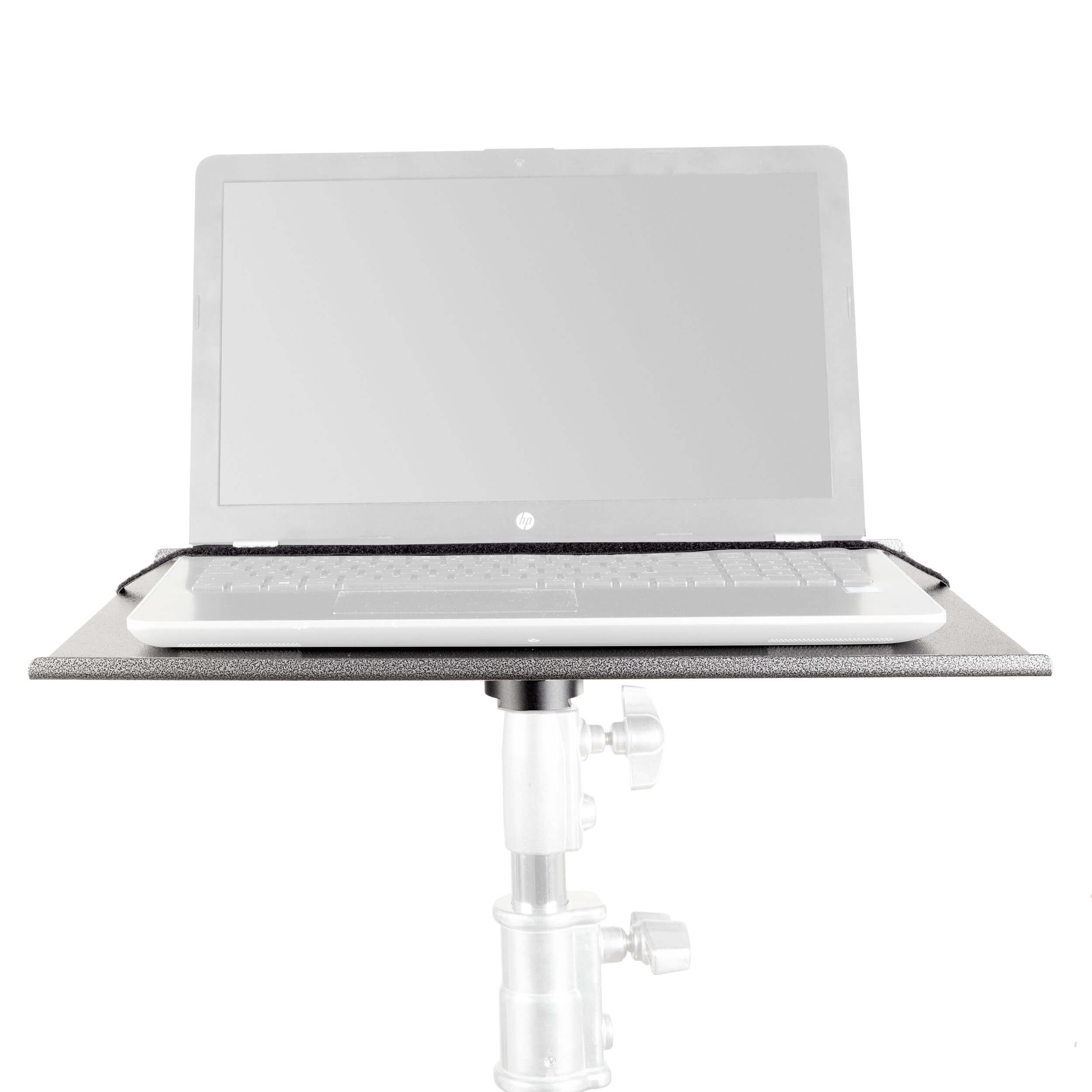 Ergonomic Laptop Tray with Adjustable Cross Arm Tethering Kit - Portable Workstation for Home Office, Bed, Couch & Travel Use