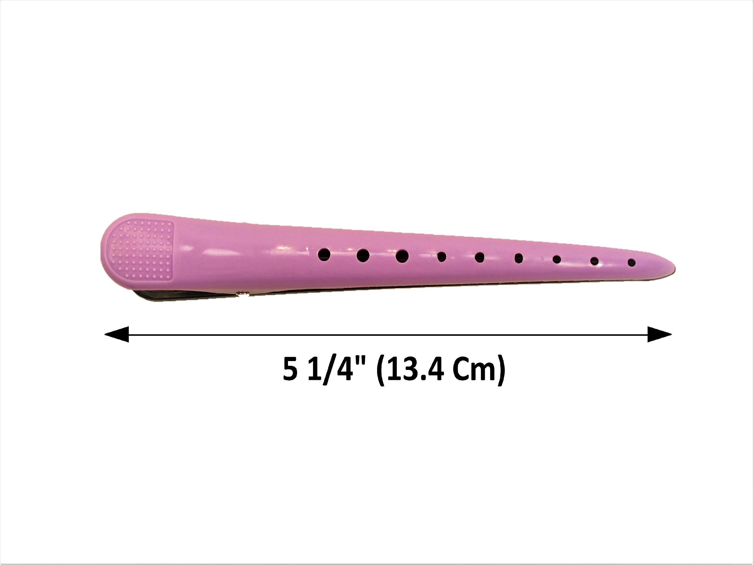 8-Pack Large Purple Hair Clips for Women - Strong Hold Hair Accessories for Thick Hair, Styling, and Everyday Use