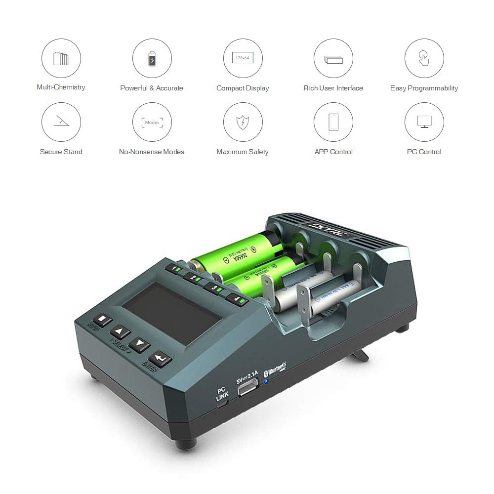 SkyRC MC3000 Advanced Smart Battery Charger for Li-ion, NiMH, NiCd - Perfect for RC Cars, Drones, and Electronics