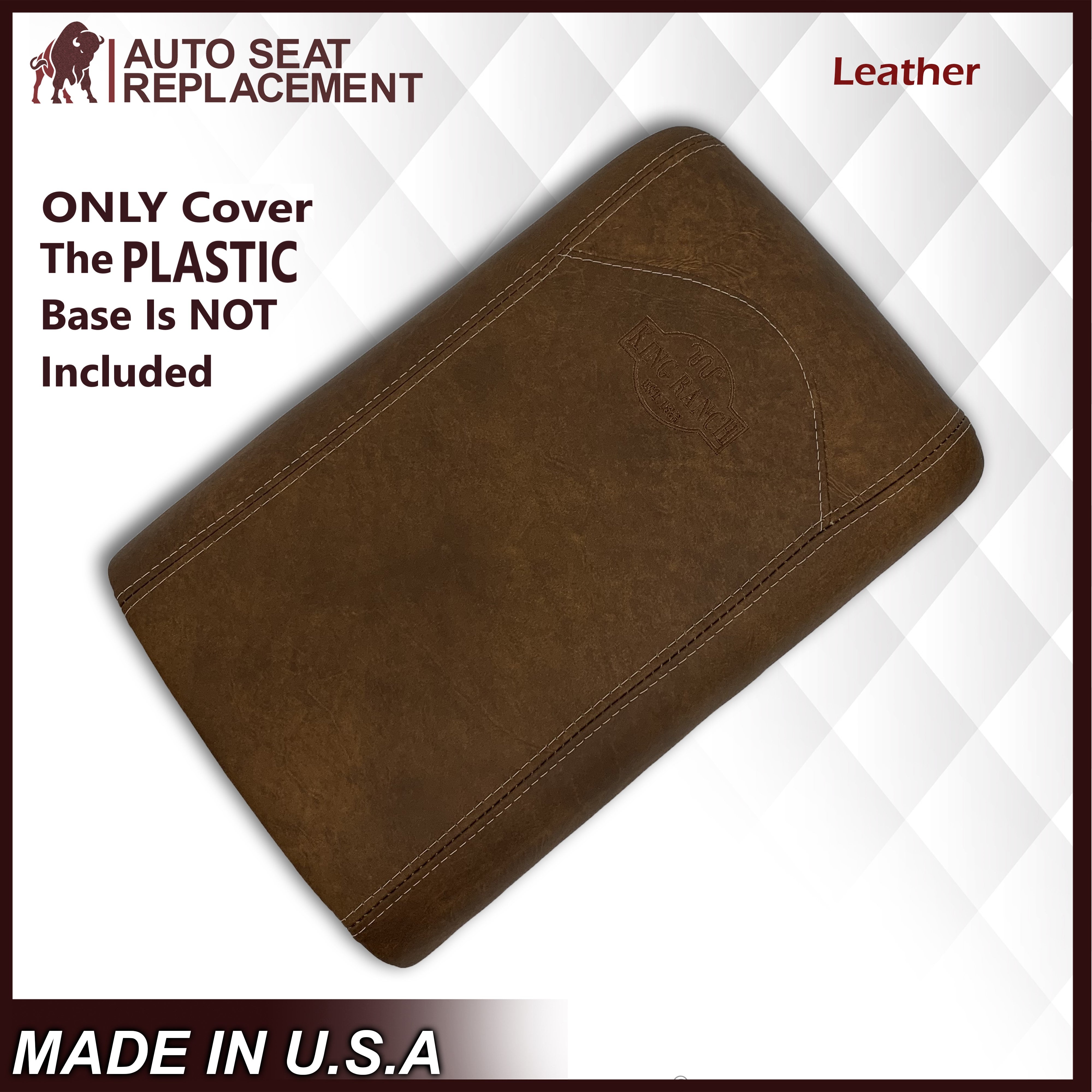 2003-2006 Ford Expedition King Ranch Leather Center Console Armrest Cover - Upgrade Your Truck Interior for Comfort & Style