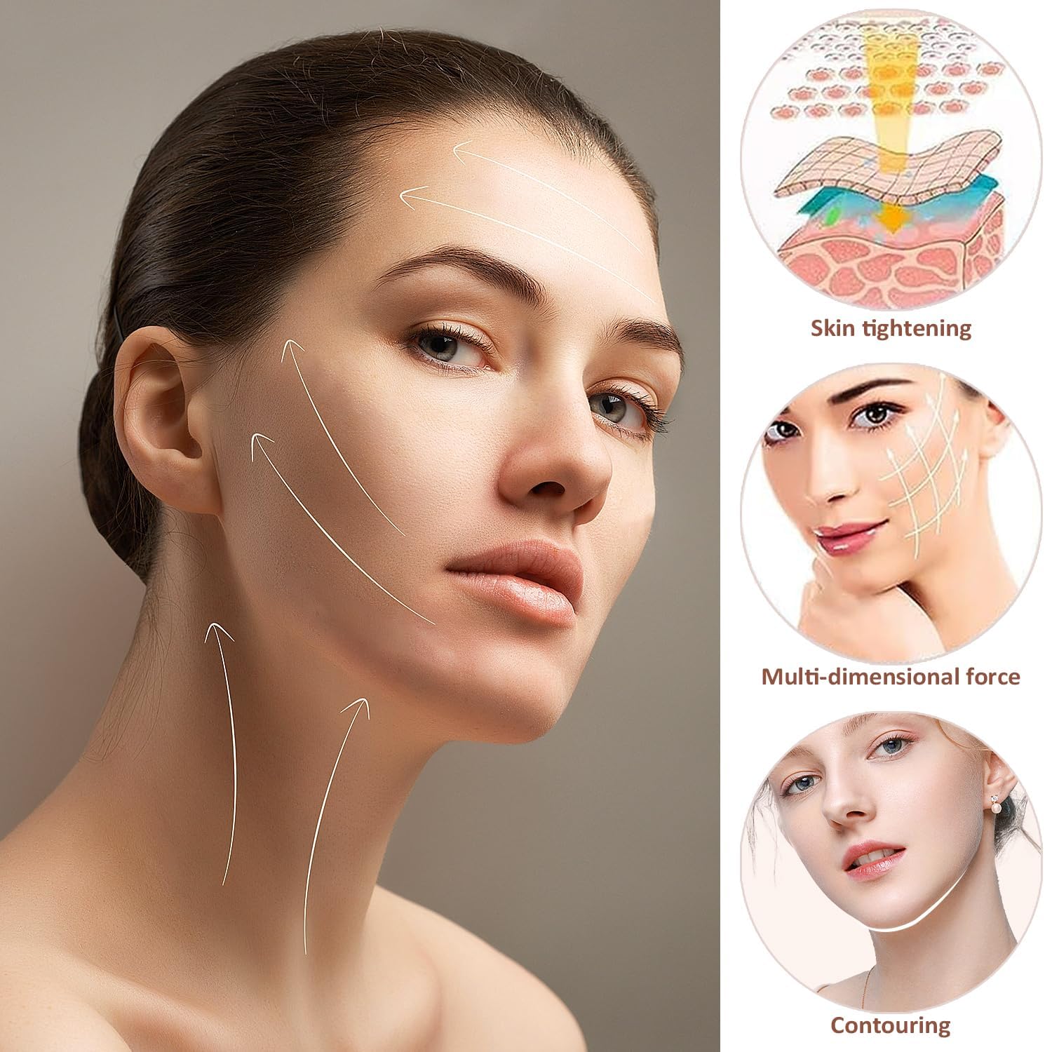 120pcs Invisible Face Lift Tape for Jowls & Double Chin - Instant Lifting for Saggy Skin - Secret Makeup Essential