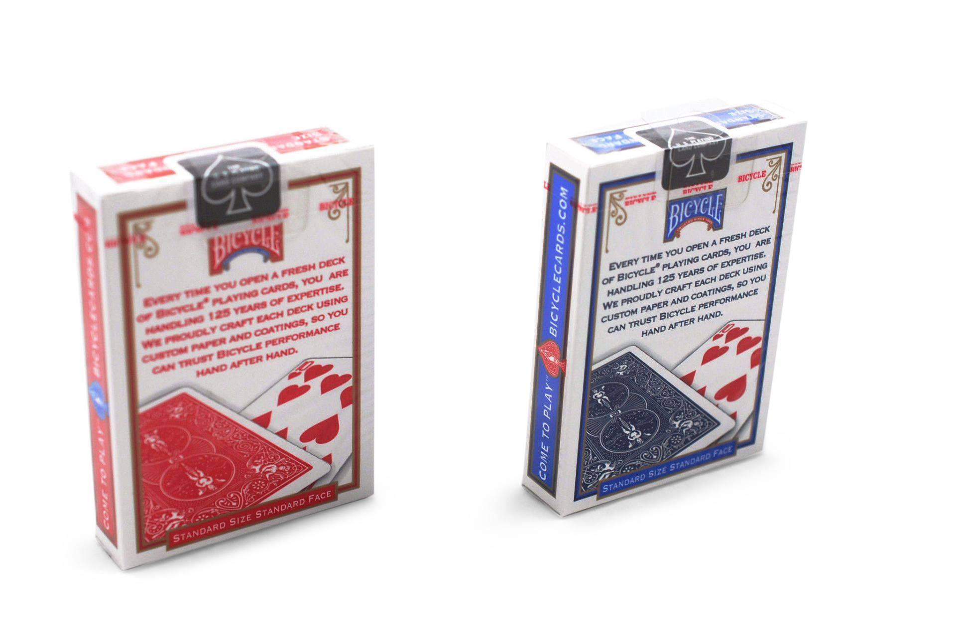 Bicycle® Standard Playing Cards - Premium Quality Poker Cards for Magic Tricks, Card Games, and Casino Night Entertainment