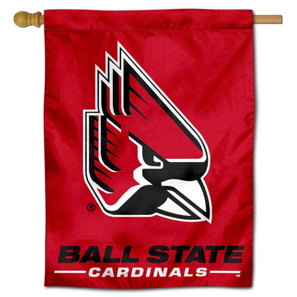 Ball State Cardinals New Logo House Flag Banner - College Team Spirit Outdoor Decor for Game Day, Tailgating & Home Display