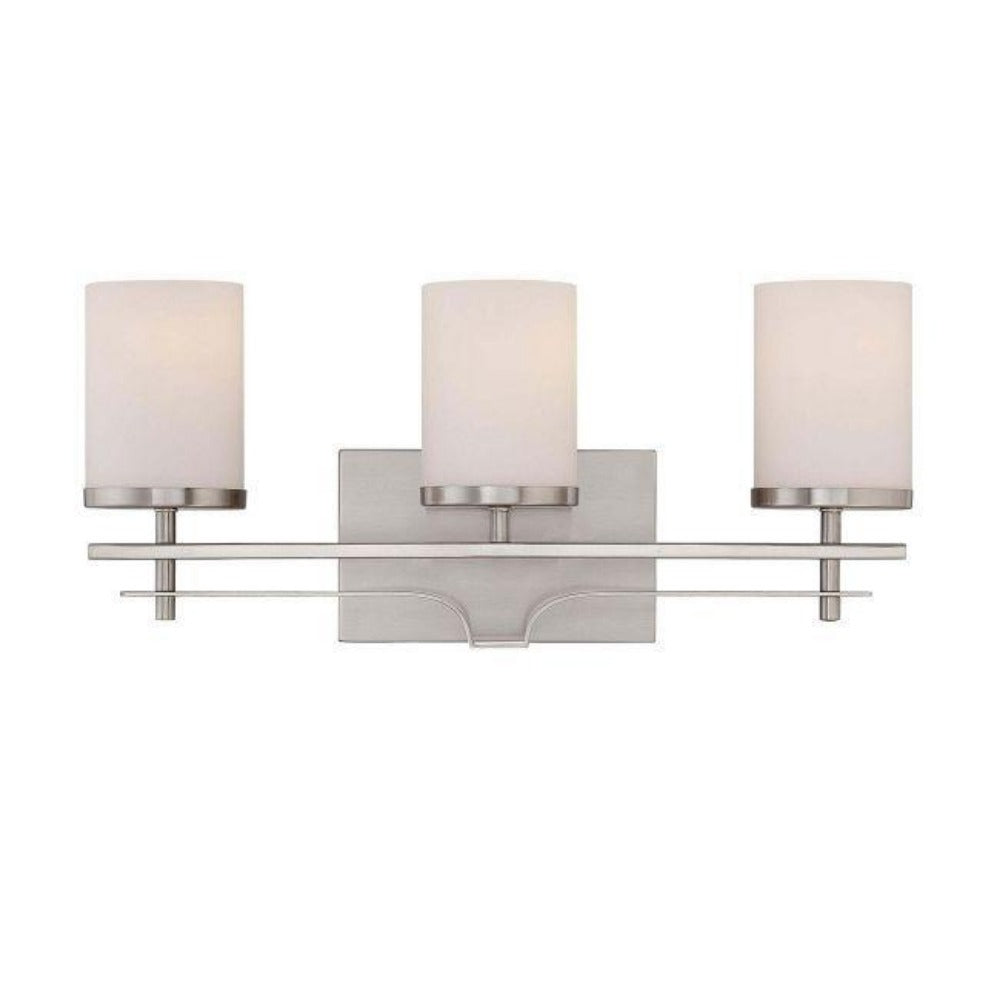Wagner 3-Light Bathroom Vanity Light Fixture - Modern LED Wall Sconce for Makeup Mirror Lighting, Bedroom & Dressing Room Decor