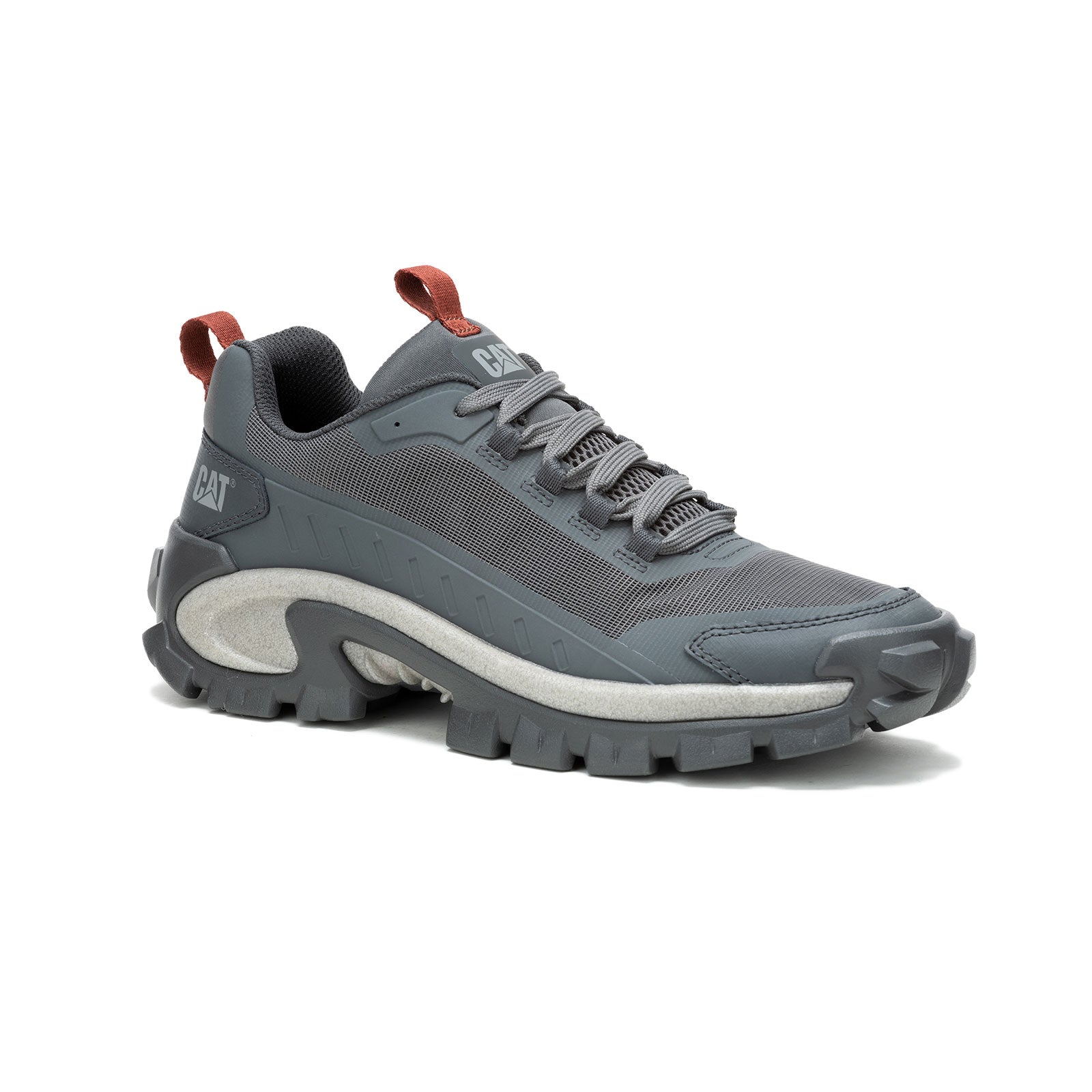 Intruder Lightning Mesh Soft Toe Work Shoes for Men - Breathable Gray/Blue Safety Shoes for Construction, Warehouse & Outdoor Work