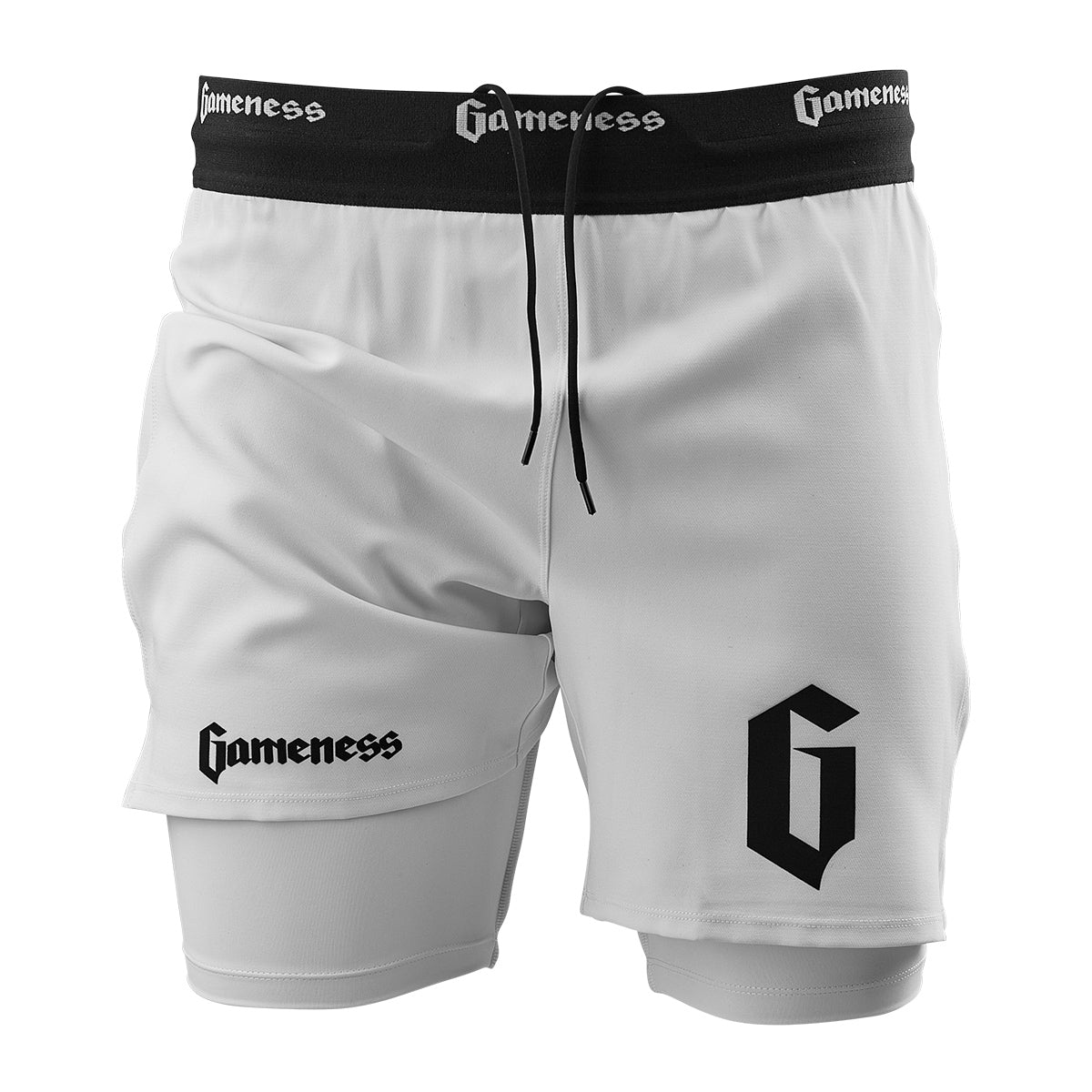 Gameness Men's Lined Pro Grappling Shorts - MMA Training & BJJ Competition Shorts for Grapplers - Perfect for Brazilian Jiu-Jitsu, Wrestling & Combat Sports