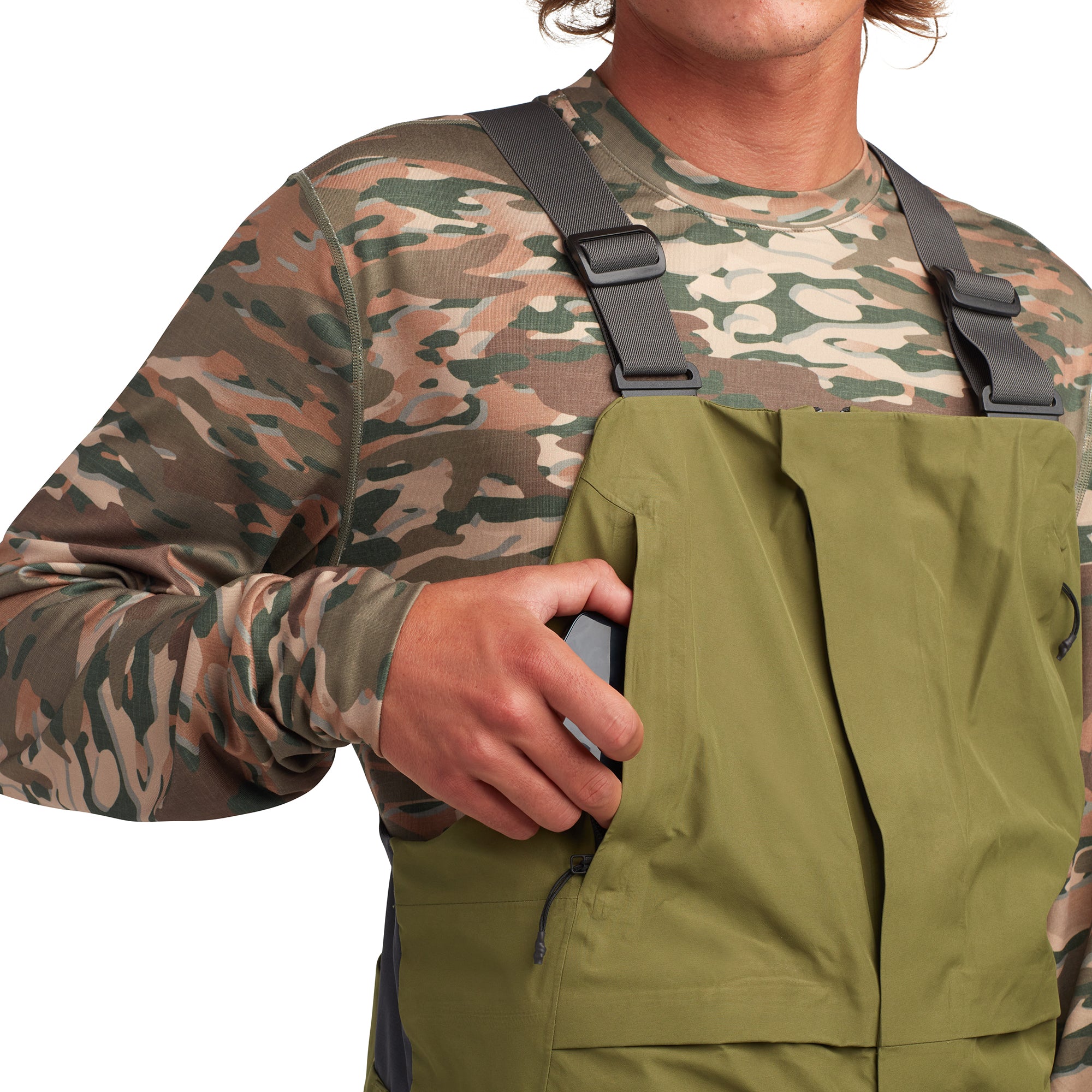 Stoker Gore-Tex 3L Bib Pants for Men - Waterproof Ski & Snowboard Bib Overalls for Winter Sports & Outdoor Activities