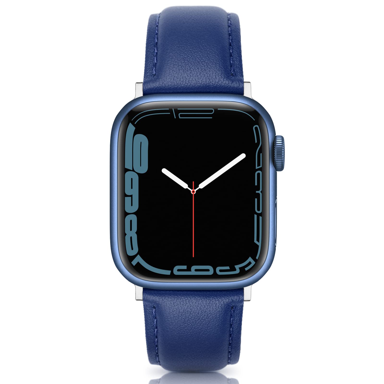 Genuine Leather Band for Apple Watch 38mm 40mm 41mm 42mm - Soft Replacement Strap Compatible with iWatch Series 10/9/8/7/6/5/4/3/2/1/SE/Sport Edition - Women's Fashion Accessory for Workout, Office & Daily Wear