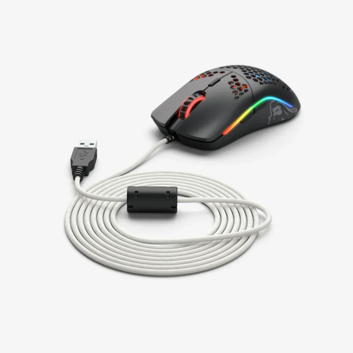 High-Speed Braided USB Cable for Gaming Mice - Durable Nylon Cord for PC, Laptop & Office Use - Perfect for Esports, Work & Home Setup