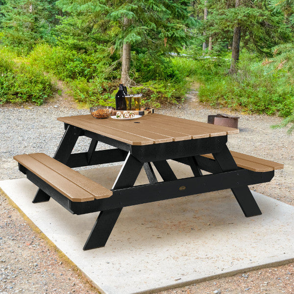 Heavy Duty Sequoia Professional Commercial Grade Picnic Table - Outdoor Dining, Park, Camping & Backyard Use
