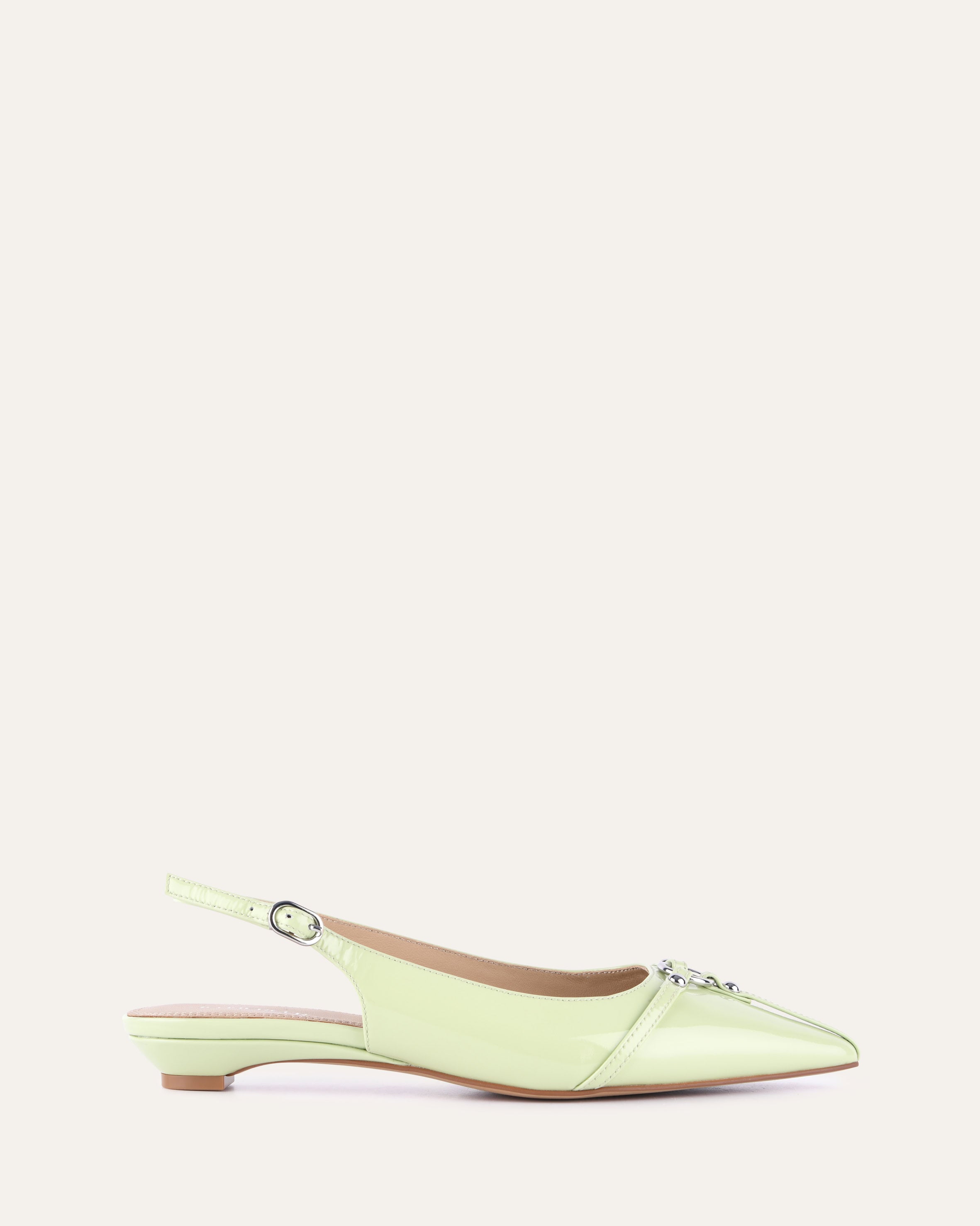 Victoria Women's Honeydew Green Patent Leather Ballet Flats - Comfortable & Stylish Shoes for Work, Casual Wear & Special Occasions