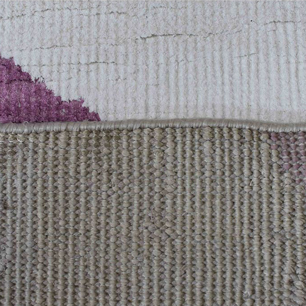 Hand Knotted Sheer Area Rug - Lightweight & Elegant for Living Room, Bedroom, or Nursery Decor