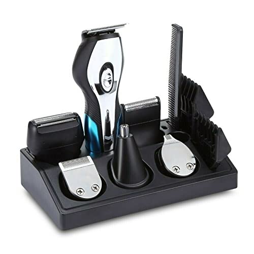 Professional Cordless Hair Clipper & Beard Trimmer for Men - 11-in-1 Electric Hair Cutting Kit with Multiple Attachments - Rechargeable Barber Tools for Home & Salon Use (KKZY Brand) - Perfect for DIY Haircuts, Beard Grooming & Styling