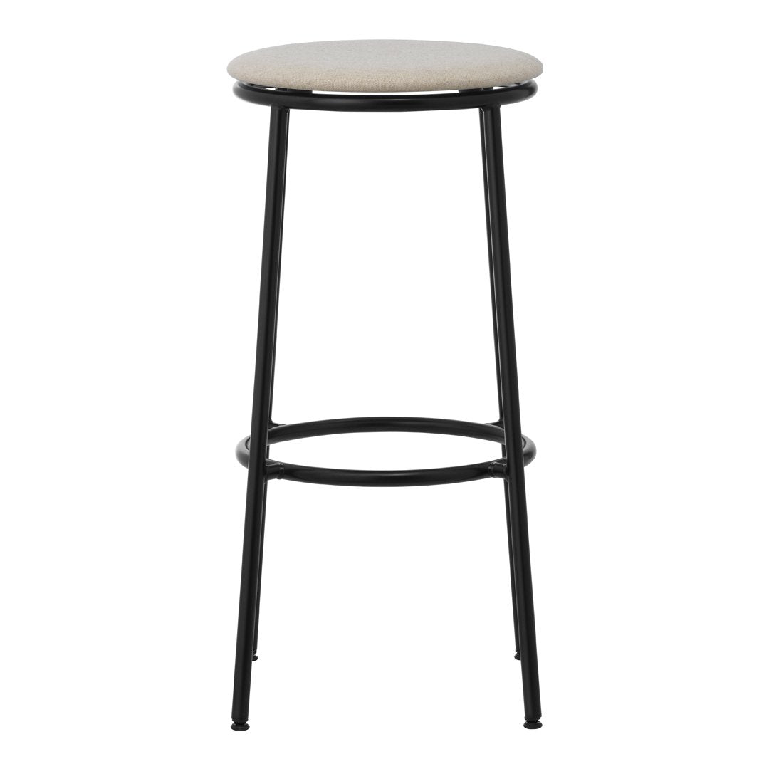 Circa Bar Stool - Upholstered Counter Height Stool with Padded Seat - Modern Kitchen & Bar Furniture for Home, Restaurant, and Cafe Use