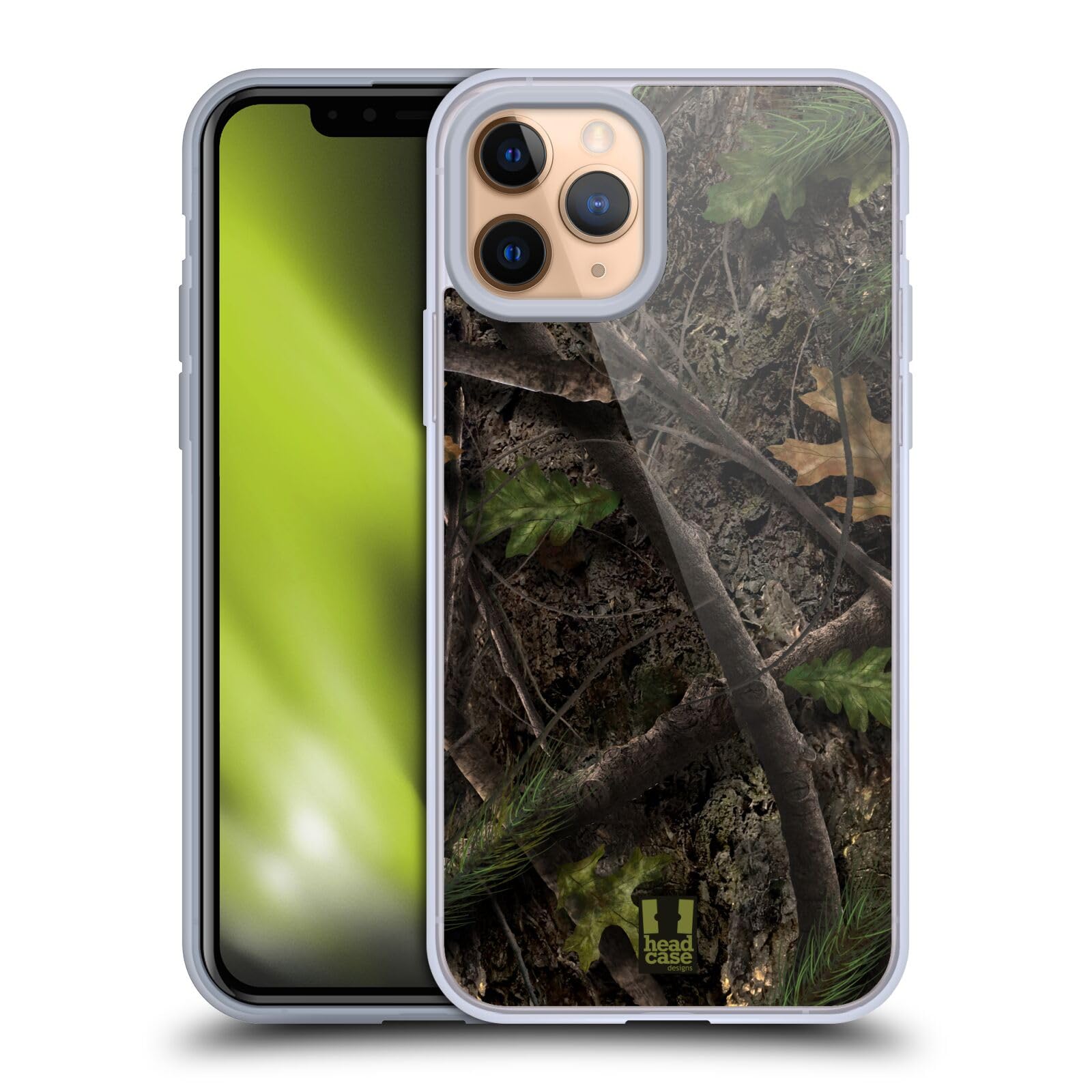 Head Case Designs Pinewoods Turkey Hunt Camouflage Soft Gel Phone Case for Apple iPhone 11 Pro - Perfect for Hunting, Outdoor Adventures & Nature Enthusiasts