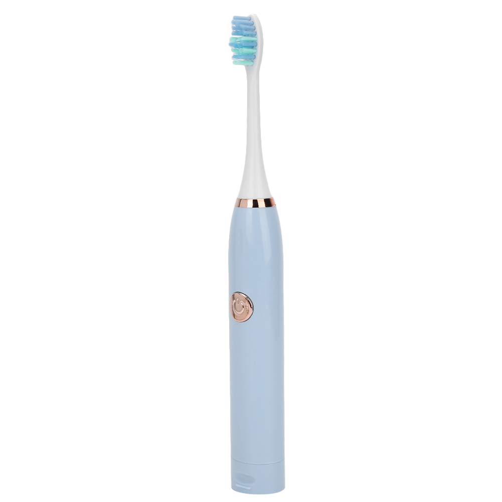 Electric Sonic Toothbrush with 5 Speed Modes - Waterproof Soft Bristles for Sensitive Teeth & Gums - Rechargeable Adult Electric Toothbrush (Blue) - Perfect for Travel, Home & Daily Oral Care