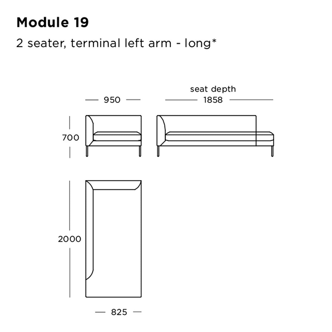 Blade Pre-Configured Sofa Set - Modern Living Room Furniture for Home & Office | Easy Setup Comfortable Seating Solution