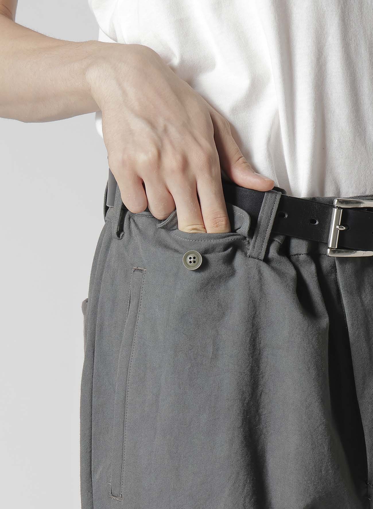 Stylish C/Poplin Paneled Hem Pants for Women - Comfortable & Trendy Casual Wear for Office, Outings & Everyday Use