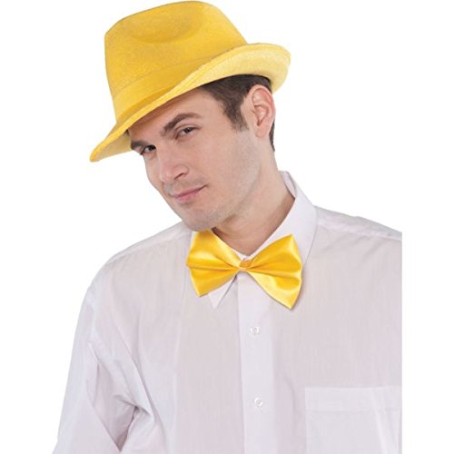 Yellow Amscan Costume Bow Tie - 1 Piece Party Accessory for Halloween, Cosplay & Formal Events
