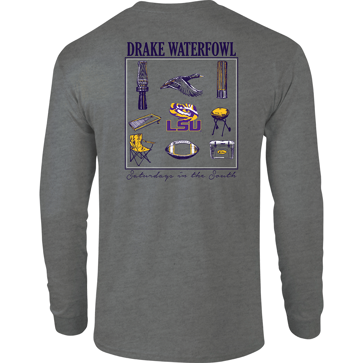 LSU Sportsman T-Shirt for Men - Comfortable Cotton LSU Tigers Fan Shirt - Perfect for Game Day, Tailgating, and Casual Wear