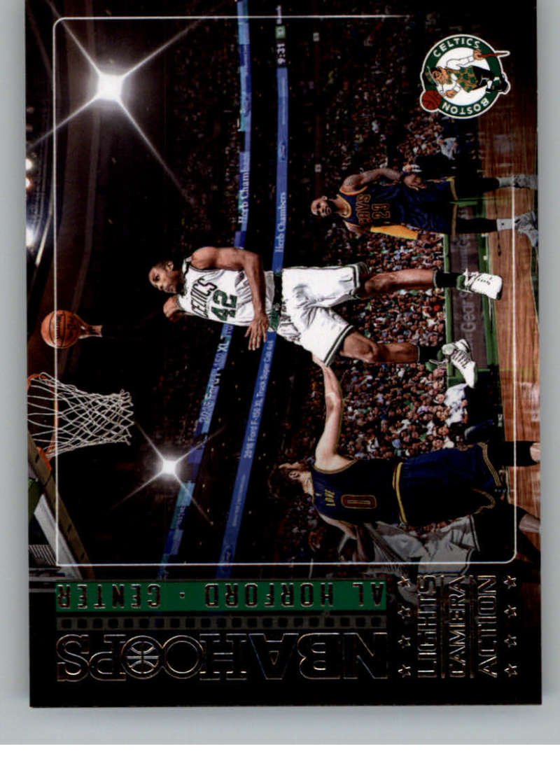 2017-18 Panini Hoops Lights Camera Action #7 Al Horford Boston Celtics NBA Trading Card - Perfect for Collectors, Fans, and Sports Memorabilia Enthusiasts