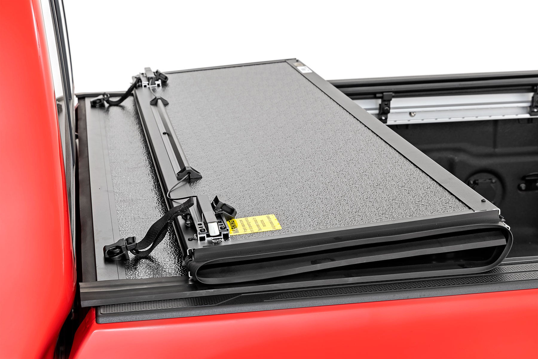 2005-2022 Nissan Frontier Hard Tri-Fold Tonneau Cover | 5ft Bed Truck Accessory | Durable Cargo Protection for Camping & Outdoor Adventures