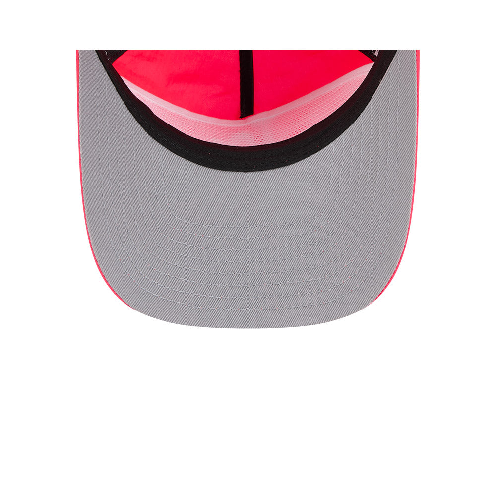 New Era Los Angeles Dodgers Infrared Strapback Hat - Lightweight Nylon Golf & Casual Wear Cap for Men & Women