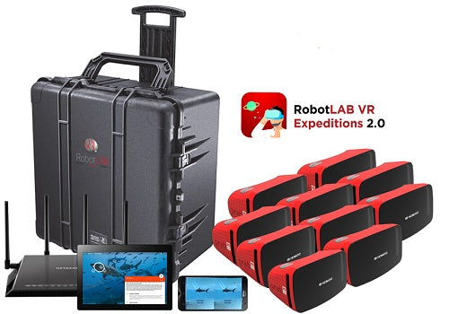 RobotLAB VR Standard Classroom Kit - 3 Setup Options for Virtual Reality Learning | STEM Education, Interactive Lessons & Immersive Training for Schools