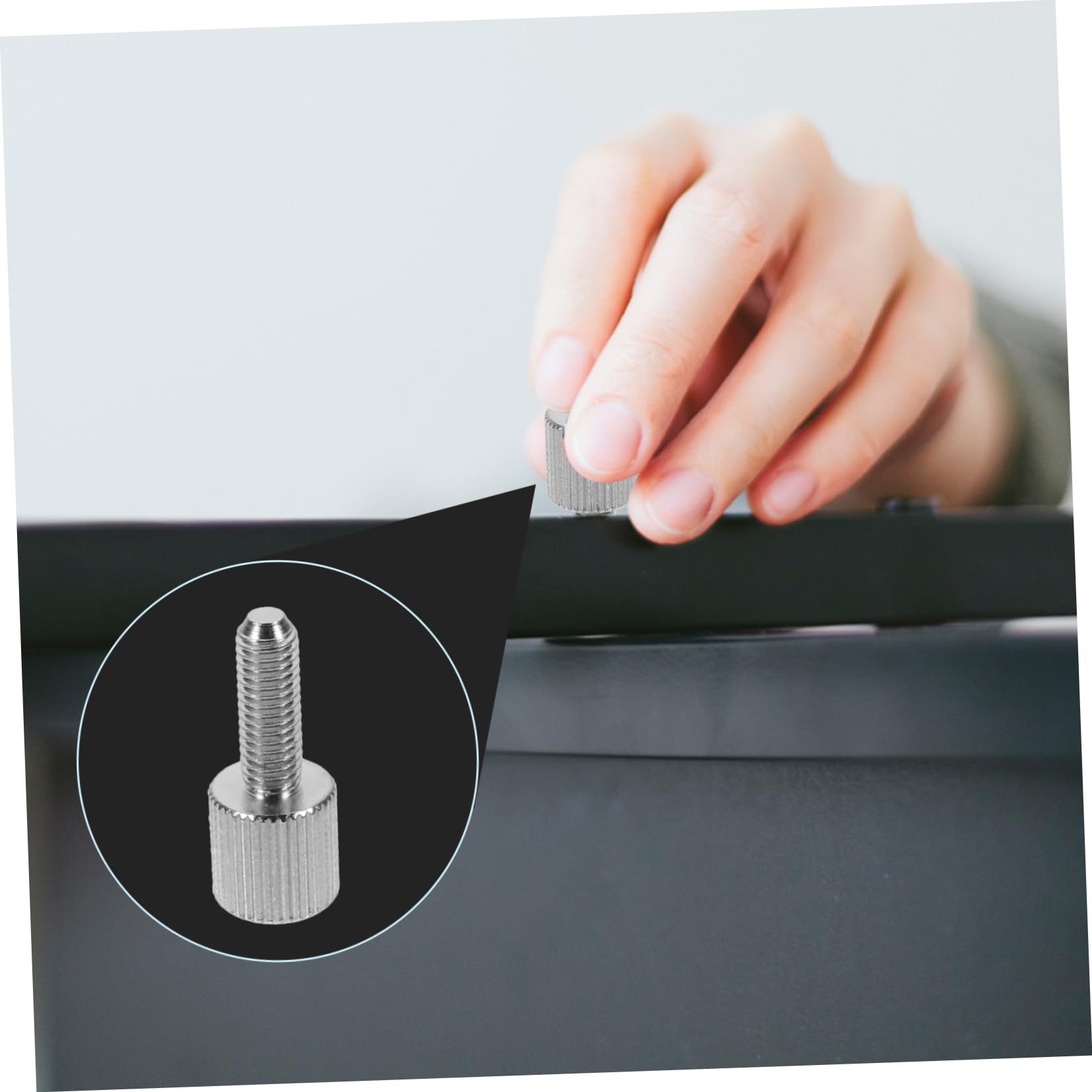 Gatuida 2 Sets 20Pcs M5 Thumb Screws for Computer Case - Easy Hand-Tightening RGB PC Case Screws & Hardware Accessories | Perfect for Gaming PC Builds, DIY Computer Assembly, and Case Modifications