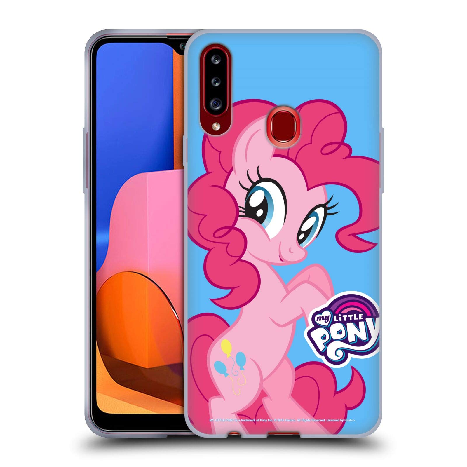Official My Little Pony Pinkie Pie Soft Gel Case for Samsung Galaxy A20s (2019) - Cute Cartoon Character Phone Cover - Perfect for Kids, Teens & MLP Fans