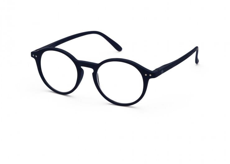 #D Reading Glasses (Navy) - Blue Light Blocking Readers for Computer & Book Reading - Perfect for Office, Home & Travel Use