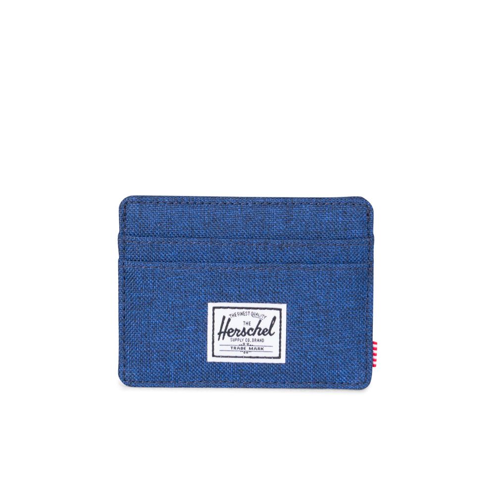 Herschel Charlie Wallet - RFID Blocking Bifold Wallet for Men & Women | Slim & Lightweight | Eclipse Crosshatch Design | Perfect for Travel, Work & Everyday Use