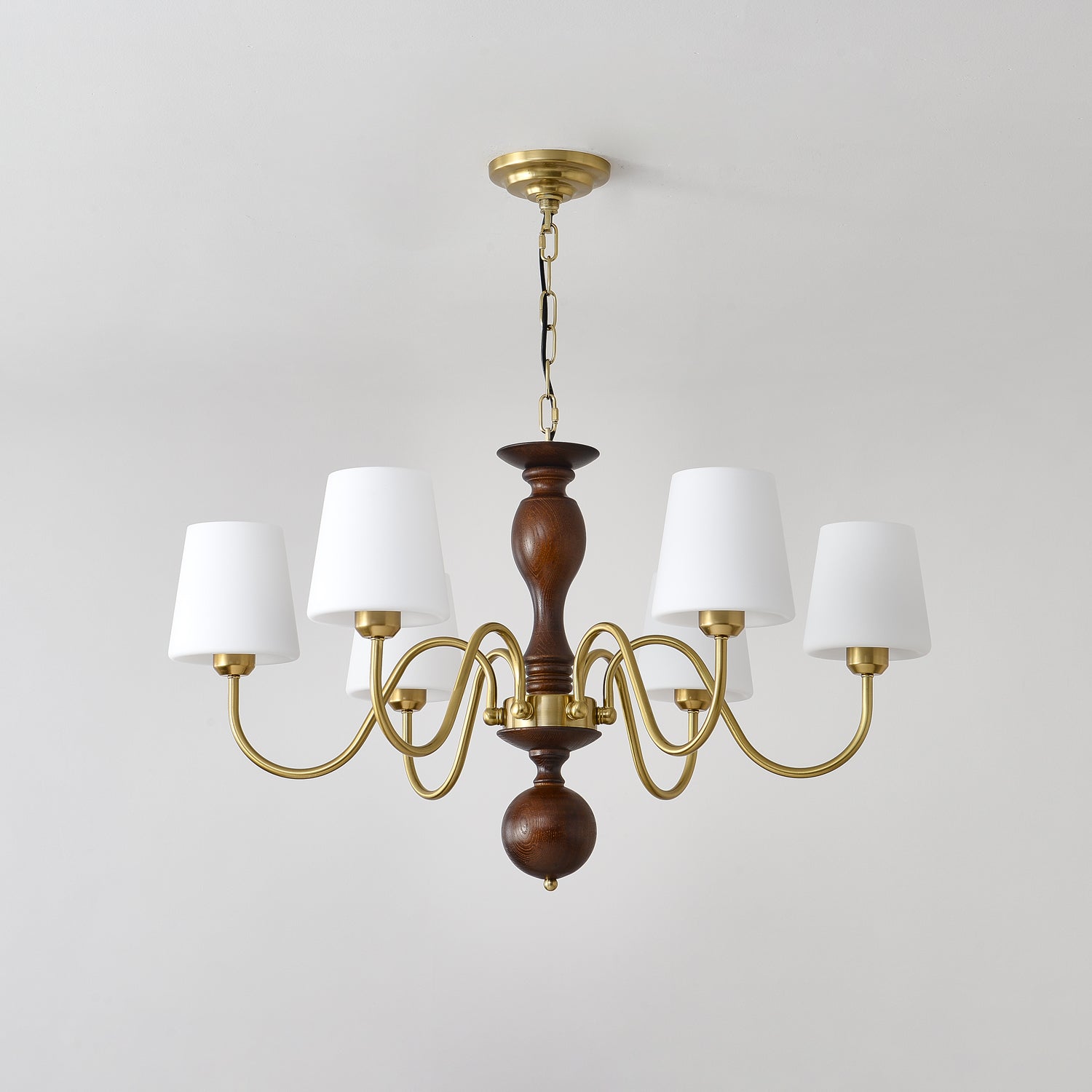 Grove Haven Chandelier - Elegant Crystal Ceiling Light Fixture for Dining Room, Living Room & Bedroom | Perfect for Home Decor & Wedding Venues