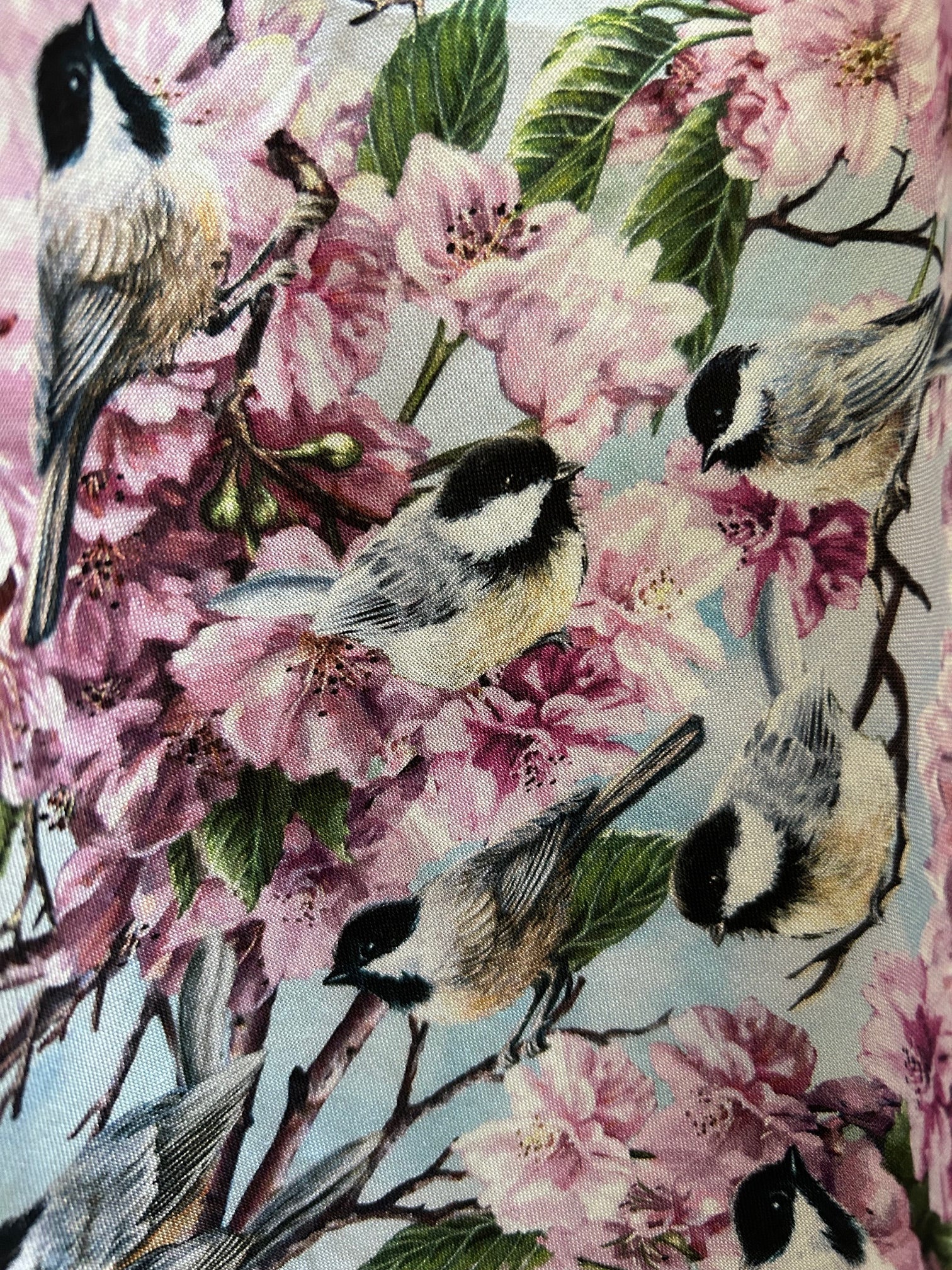 Stylish Birds Print Midi Dress for Women - Floral Summer Casual Dress for Outdoor, Party & Vacation