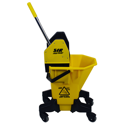 MJ Combo Bucket with Down Press Wringer - Heavy Duty Cleaning Bucket for Mopping, Car Washing, and Household Cleaning