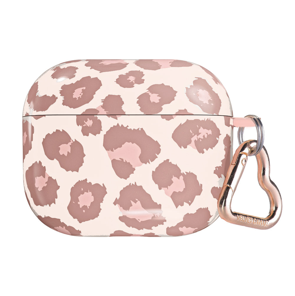 Cute Blush Leopard Print AirPod Pro Case - Stylish Protective Cover for Apple AirPods 1/2/3/Pro - Perfect for Gym, Travel & Everyday Use
