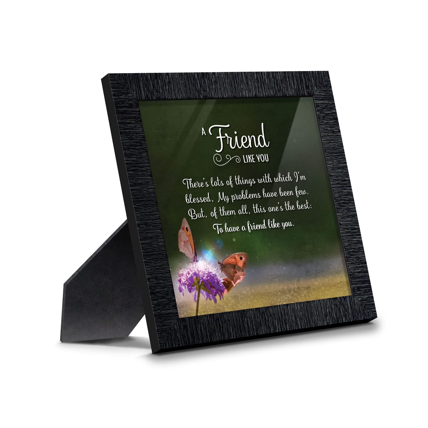 Crossroads Home Décor Best Friend Picture Frame - Perfect for Best Friend Birthday Gifts, Anniversaries, and Home Decor, 6315CH