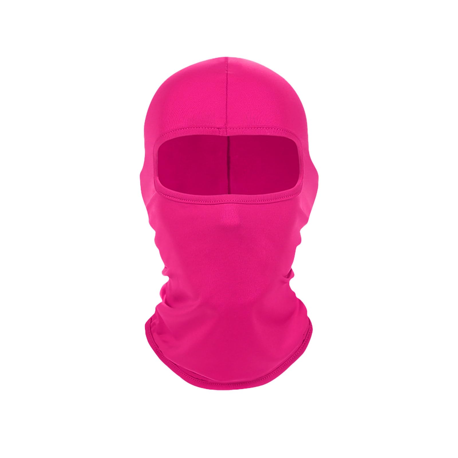 Kewucn Balaclava Ski Mask Full Face Cover - UV & Wind Protection for Summer & Hot Weather - Breathable Lightweight Face Mask for Cycling, Motorcycle, Running & Outdoor Sports - Unisex for Men & Women (Rose Red) - Perfect for Hiking, Skiing & Winter Activities